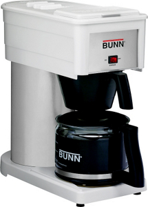 10 Cup White Stainless Steel Home Brewer BX-W by Bunn O Matic Best Price