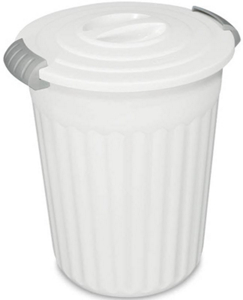 24 Qt White Utility Can 11368006 by Sterilite Best Price