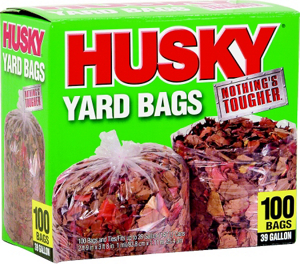 Husky 39 Gal 1M Yard Bag Clear HK39WC100C by Poly America Best Price