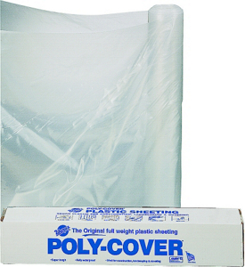 Poly Film 4 Mil Clear Polyethylene Film 12 By 100 Foot 4X12-C by LBM Poly Best Price