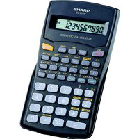 Scientific Calculator 10 Digit EL501WBBK by Sharp Electronics Best Price