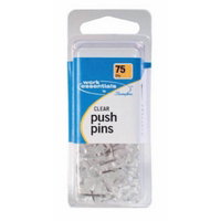 75 Count Clear Push Pin S7071760 by Acco Brands Best Price