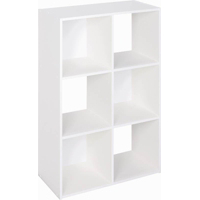 6 Cube White Organizer 8996-00/8694-17 by Closet Maid