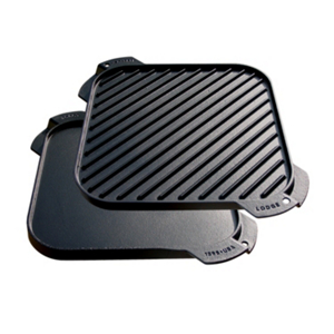 10 1/2 Inch Square Cast Iron Griddle LSRG3 by Lodge Manufacturing Best Price