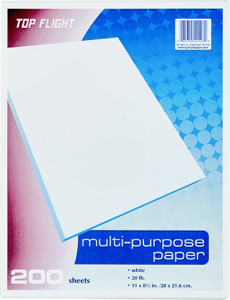 Copy Paper 8 1/2 Inch By 11 Inch 22108 by Top Flight Best Price
