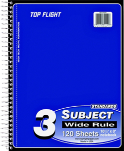 Standard Notebook 30Subject Wr 120 Ct WB120/DPF by Top Flight Best Price