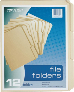 File Folders 1269/3W by Top Flight Best Price