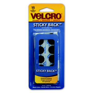 5/8 Inch Black Velcro Coin 90069 by Velcro USA Best Price