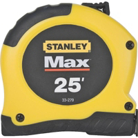 Stanley Max 25 Foot Tape Measure with 10 Foot Standout