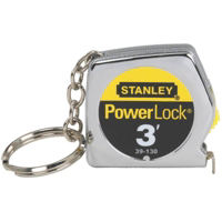Powerlock 3 Foot By 1/4 Inch Powerlock Key Ring Tape Rule 39-130 by Stanley Tools