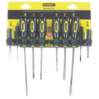 Standard 10 Piece Screwdriver Set 60-100 by Stanley Tools