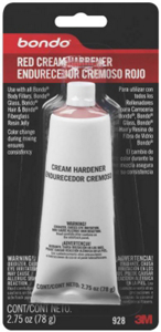 Bondo Red Cream Hard 2.75 Ounces 928 by 3M Bondo Best Price