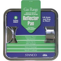 7 3/4 Inch Square Chrome Gas Pan 900-S by Stanco Metal Products Best Price