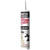 Master Tradesman 10.1 Ounce Clear K and B Sealant MT612A by GE Silicone Momentive Performance Materials Best Price