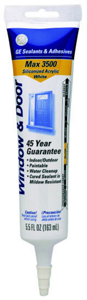 Max 3500 Door and Window Silicone Latex White 5 1/2 Ounces  GE22723 by GE Silicone Momentive Performance Materials Best Price