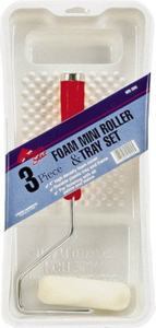 Project Select Mini Paint Roller and Tray Set 4 Inch MS 200 by Linzer Best Price