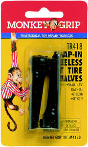 Monkey Grip 2 Inch Snap In Tire Valves Pack of 2 M4180 by Victor Automotive Best Price