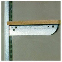 11 Inch Galvanized Steel Double Shelf Bracket BK-0102 by John Sterling Best Price