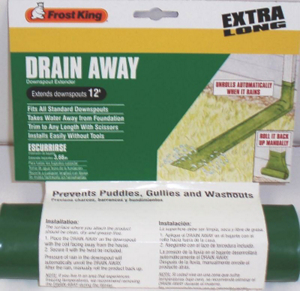 8 Feet Downspout Extender DE200 by Thermwell Frost King Best Price