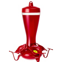 Garden Song 10 Ounce Glass Hummingbird Feeder 453-2 by Woodstream