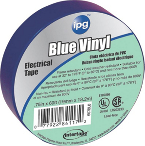 3/4 By 60 Feet Blue Vinyl Electric Tape 4117 by Intertape Polymer Best Price