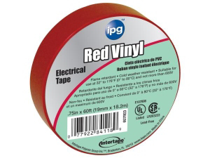 3/4 By 60 Feet Red Vinyl Electric Tape 4118 by Intertape Polymer Best Price