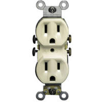 15 Amp Ivory Duplex Receptacle 303-05320-ICP by Leviton Manufacturing Best Price