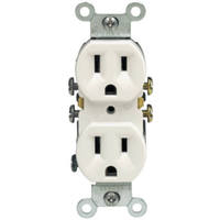 15 Amp White Duplex Receptacle 212-05320-WCP by Leviton Manufacturing Best Price