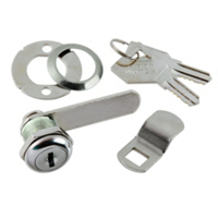 Hickory Hardware Chrome Utility Cabinet and Drawer Lock
