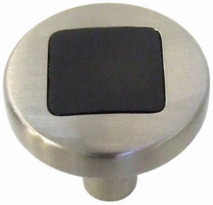 1 Inch Sat Ni Blk Cab Knob P3440-SNB by Belwith Products Best Price
