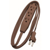 8 Foot 16/3 Spt 2 Household Cord Brown 0608 by Coleman Cable