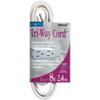 8 Foot 16/3 Spt 2 Household Cord White 0609 by Coleman Cable