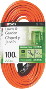 100 Foot 16/2 Sjtw Extension Cord orange 0724 by Coleman Cable Best Price