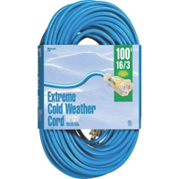 100 Foot 16/3 10 Amp Blue Coldflex Cord 2436 by Coleman Cable