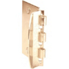 Brass Plated Steel Privacy Flip It Door Lock 15267 by Prime Line Slide Co