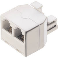 White Modular Duplex Jack TP257WHN by AudioVox Best Price
