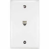 White Modular Wall Jack TP247WHN by AudioVox Best Price