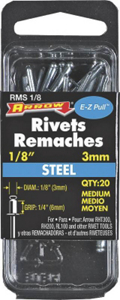 1/8 By 1/4 Inch Medium Steel Rivet RMS1/8 by Arrow Fastener Best Price