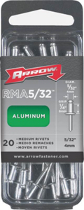 1/8 By 1/4 Inch Medium Aluminum Rivet RMA5/32 by Arrow Fastener Best Price