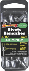 3/16 By 1/8 Inch Short Aluminum Rivet RSA3/16 by Arrow Fastener Best Price