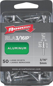 3/16 By 1/2 Inch Long Aluminum Rivet RLA3/16IP by Arrow Fastener Best Price