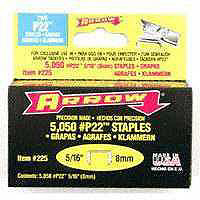5/16 Inch Arrow P22 Staples 225 by Arrow Fastener Best Price