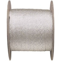 3/8 Inch By 300 Foot White Nylon Rope 10997 by Wellington Cordage