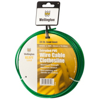 5 50 Ft Wirecable Clothes Line 15742 by Wellington Cordage