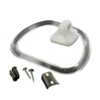 Clear Ceramic Towel Ring D8017W by Liberty Hardware
