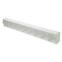 9 Unit 24 Inch White Tilt Bin 20903B by Deflecto Best Price