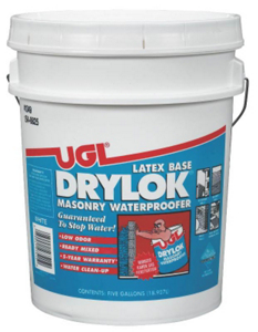 Drylok 5 Gal White Latex Weatherproofing Paint 27515 by UGL United Gilsonite Labs Best Price