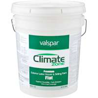 Climate Zone White Exterior Flat Latex 44-27300 by Valspar Best Price