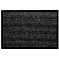 17 1/2 By 28 Inch Charcoal Scrap Door Mat 27703 by Bacova Guild Best Price