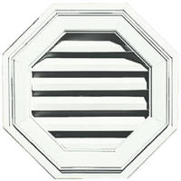 18 Inch White Octagon Gable Vent 120011818-123 by Builders Edge Best Price